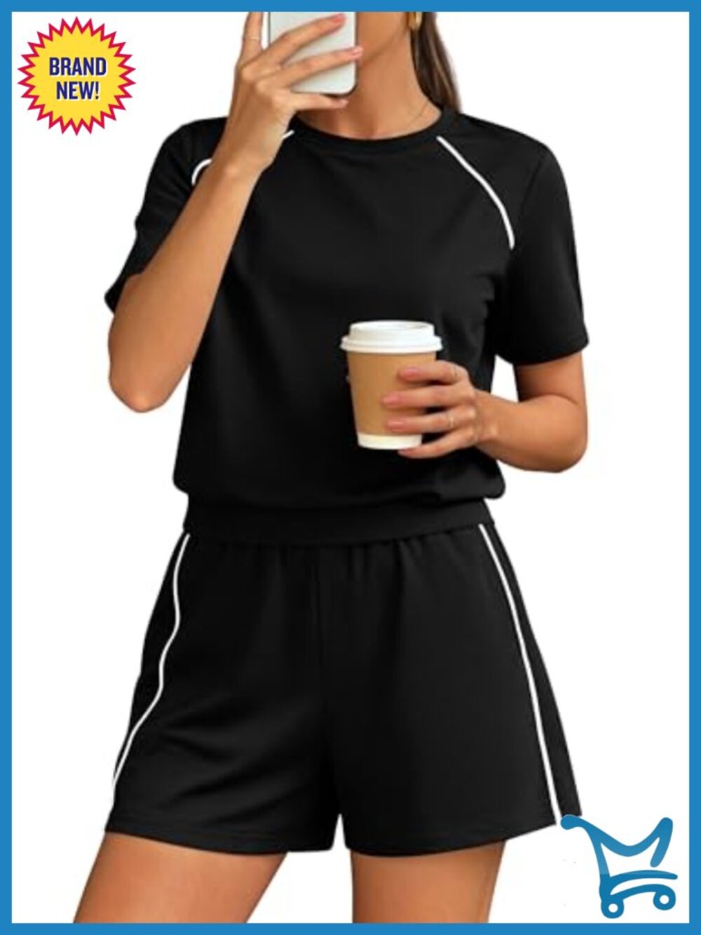 2 Piece Short Sets for Women Summer Matching Athleisure Lounge Set Airport